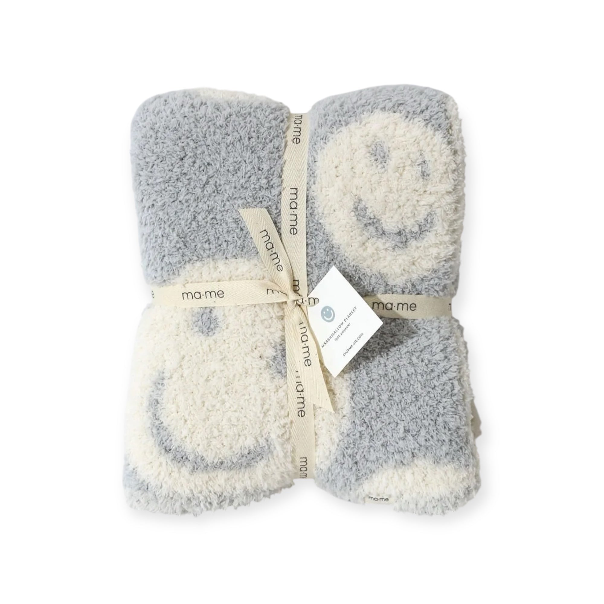 Marshmallow Smiley- Blue