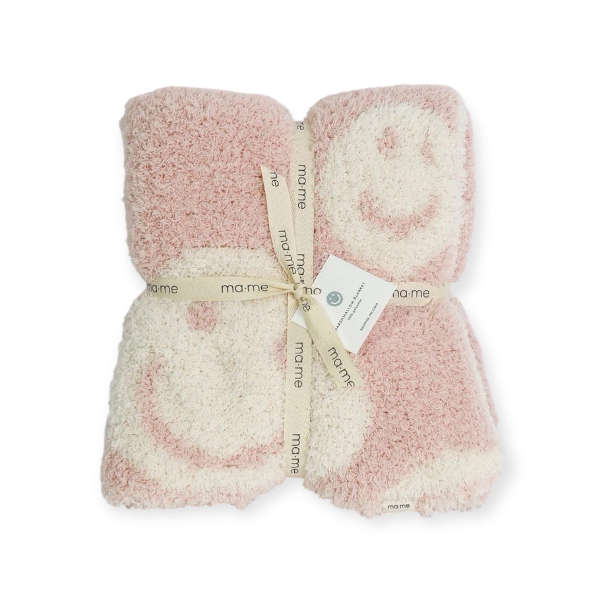 Marshmallow Smiley- Pink